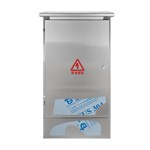 Armoire ventilée en acier inoxydable pour la circulation de l'air