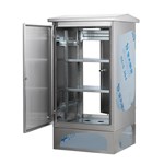 Armoire ventilée en acier inoxydable pour la circulation de l'air