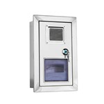 Boîtier de compteur mural extérieur en acier inoxydable