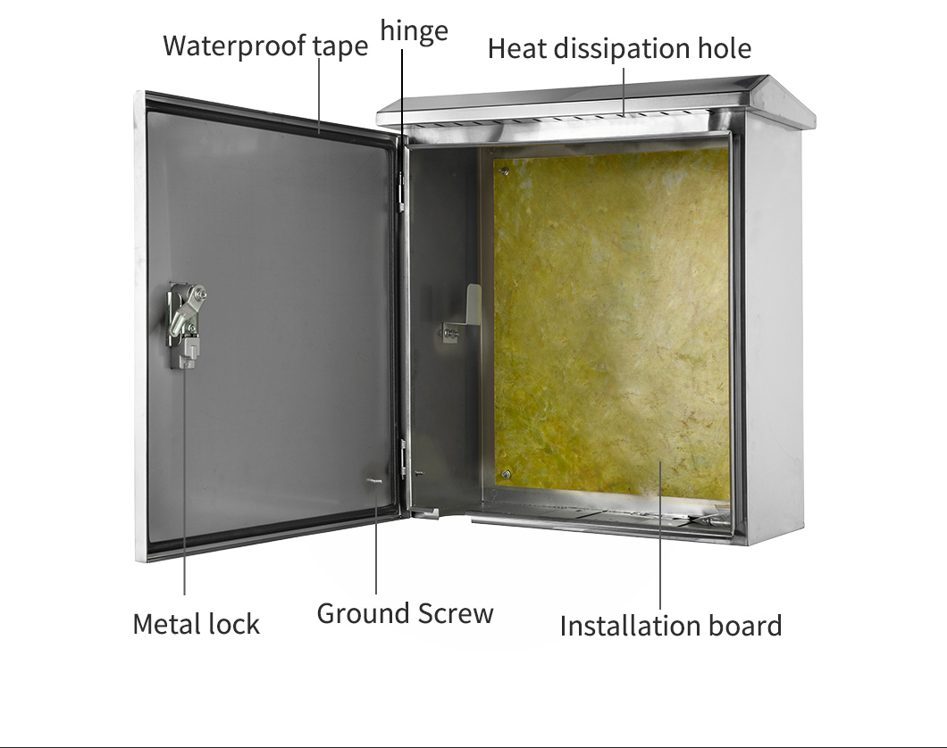 Boîtier de chargeur de véhicule électrique sur mesure en acier inoxydable