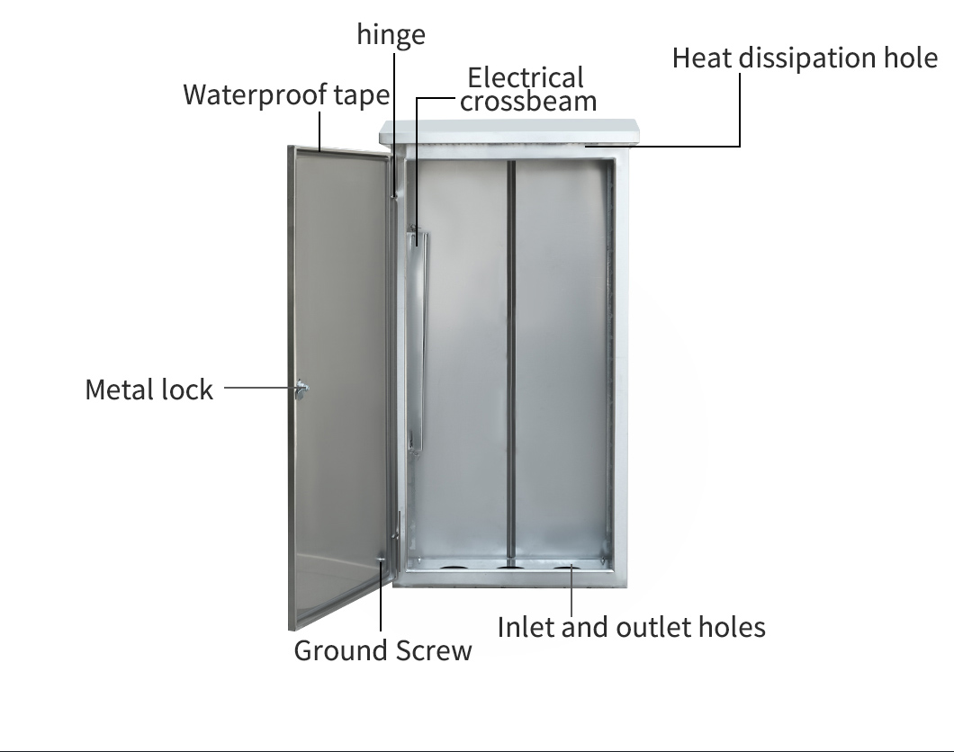 Boîtier extérieur en acier inoxydable pour équipement 5G