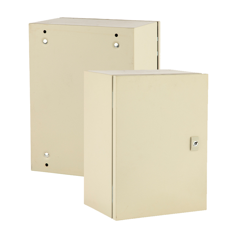 Boîte électrique en acier doux avec revêtement en poudre