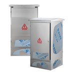 Armoire réseau en acier inoxydable de 600 mm de large