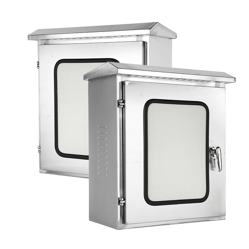 Armoire électrique en acier inoxydable à deux portes