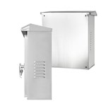 Boîtier de distribution en acier inoxydable avec protection contre les surtensions