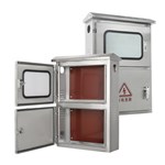 Boîtier mural pour panneaux photovoltaïques en acier inoxydable