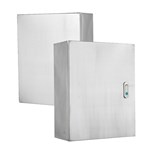 Boîtier étanche en acier inoxydable avec serrure