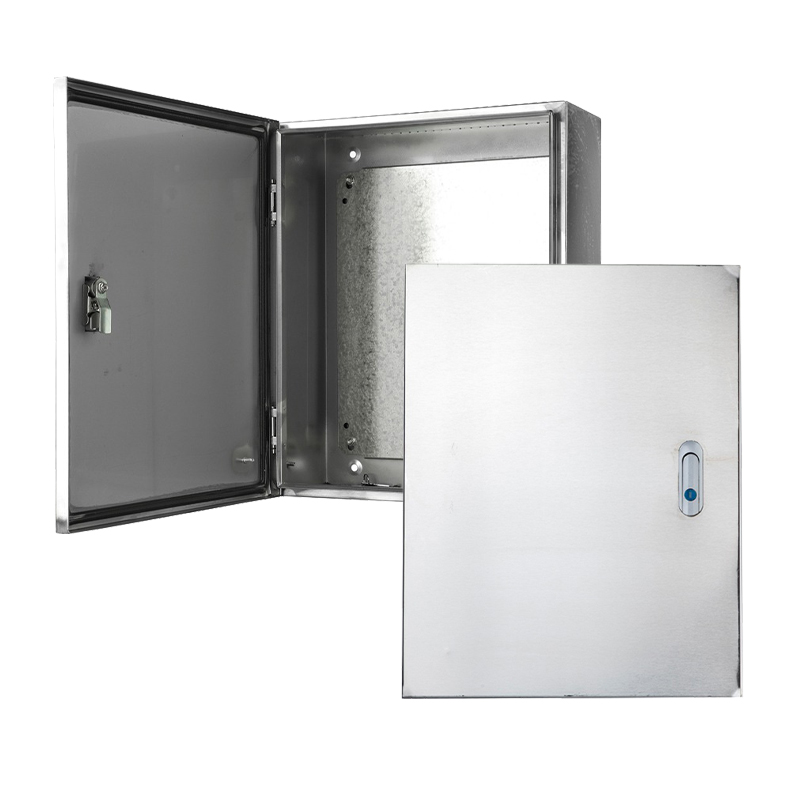 Boîtier en acier inoxydable avec trous de fixation