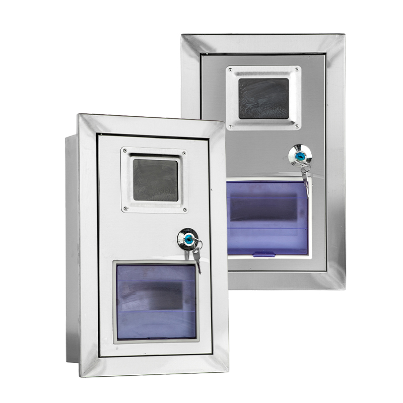 Boîtier mural en acier inoxydable pour compteur triphasé