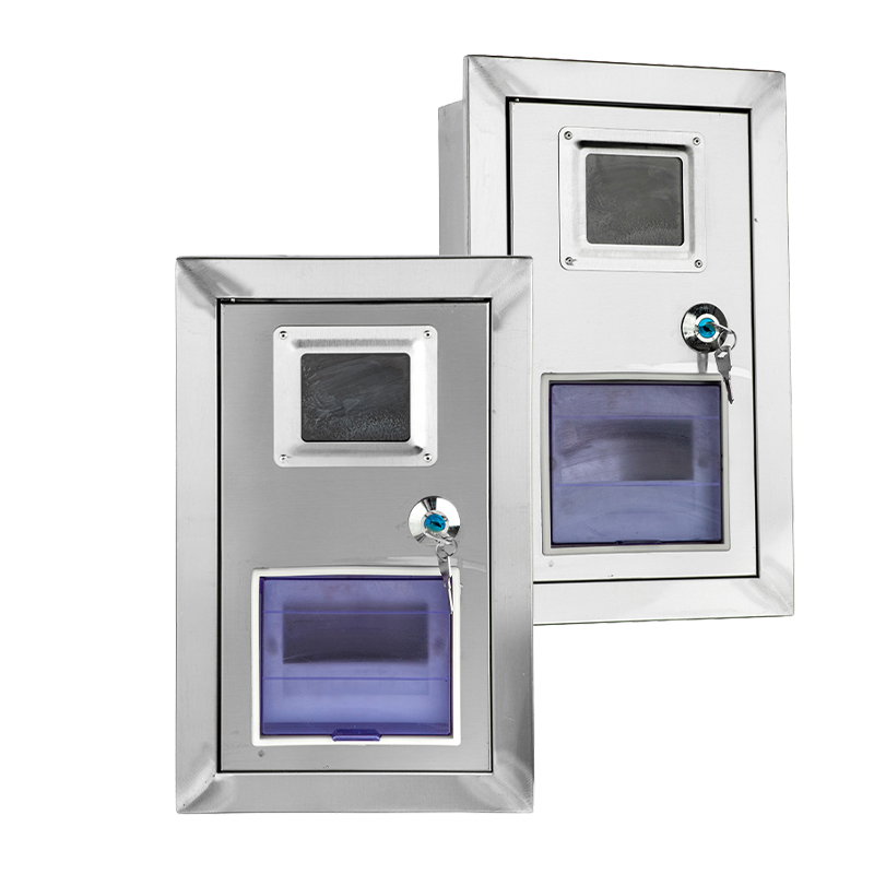 Boîtier mural en acier inoxydable pour compteur électrique