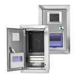 Boîtier de compteur mural en acier inoxydable 316