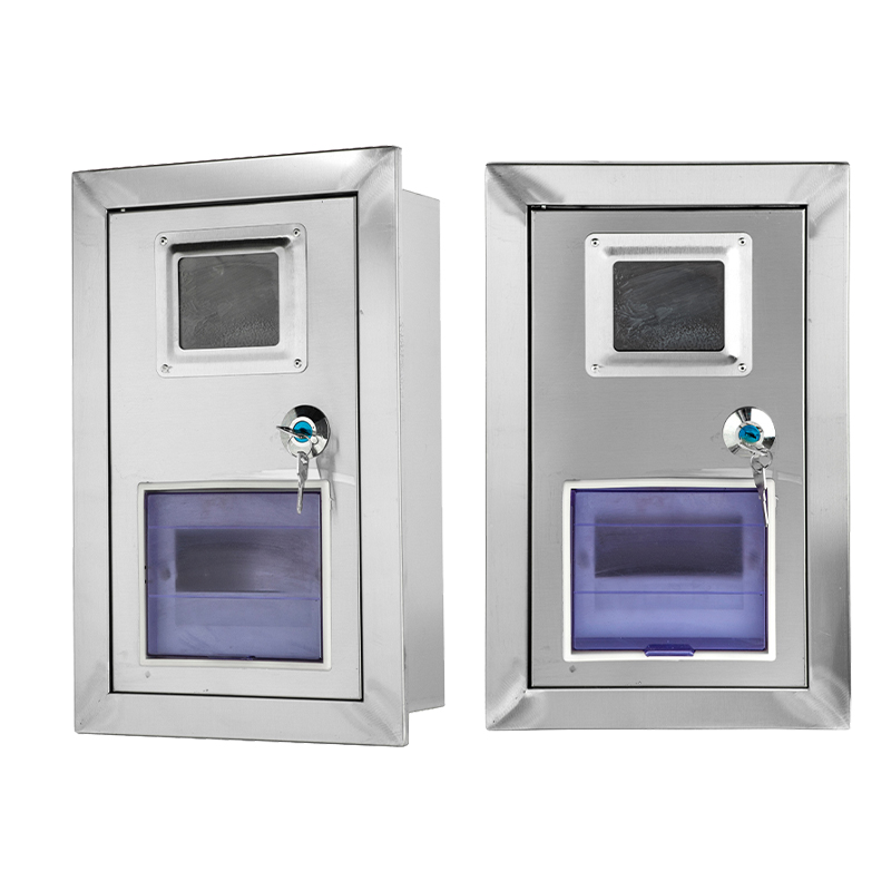 Boîtier mural pour compteur électrique en acier inoxydable