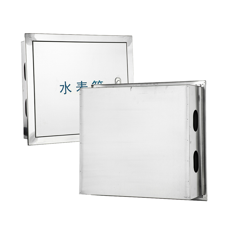 Boîtier de compteur d'eau en acier inoxydable simple