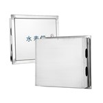 Boîtier de compteur d'eau en acier inoxydable simple