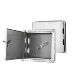 Boîtier de compteur d'eau en acier inoxydable, dimensions standard